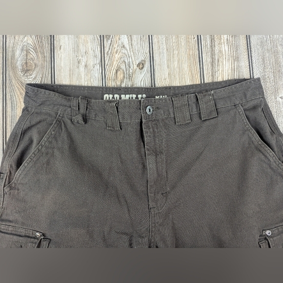 Old Mill Size 38 Cargo Shorts Brown Excellent Condition - Picture 5 of 12